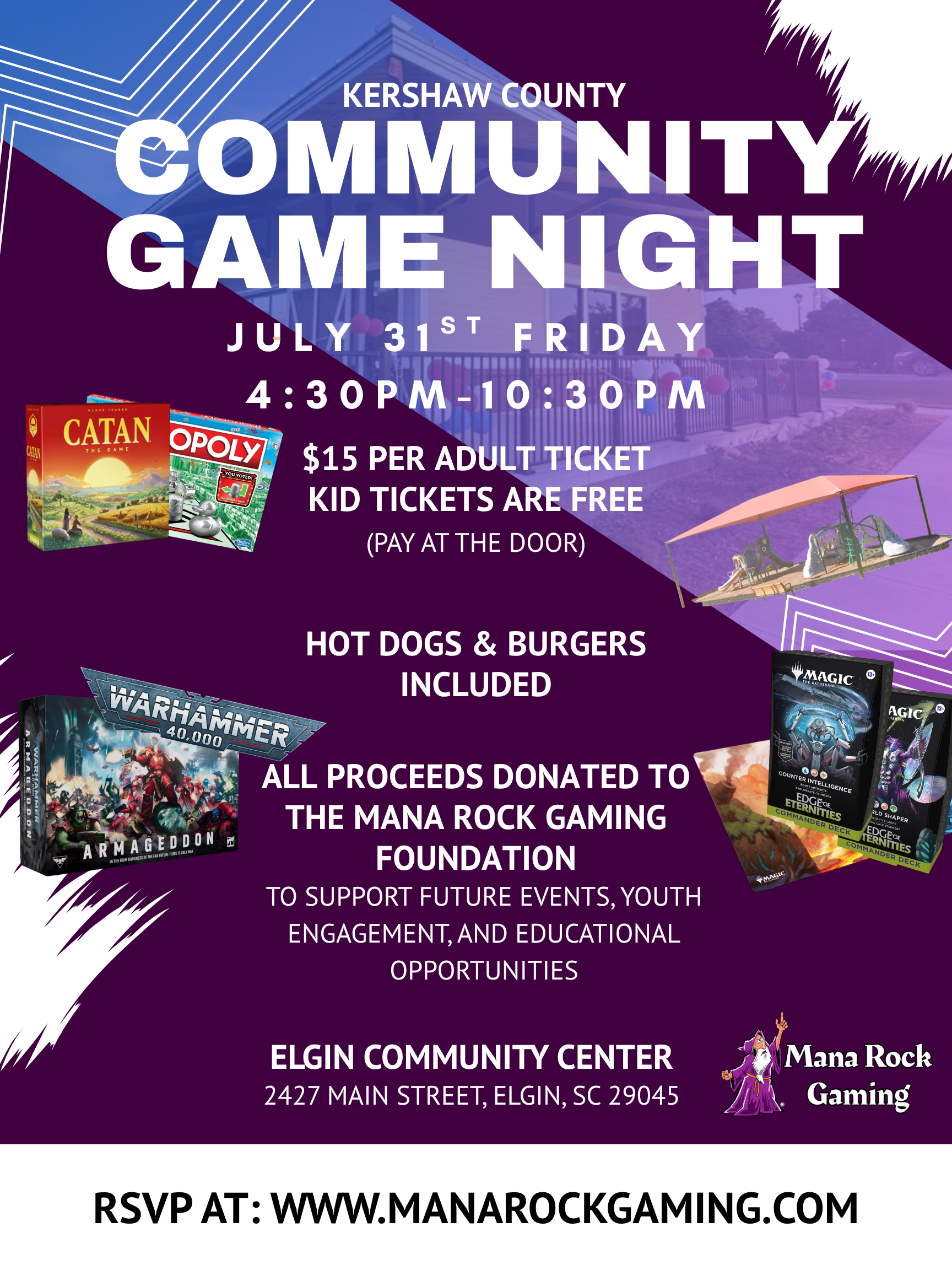 Kershaw County Community Game Night